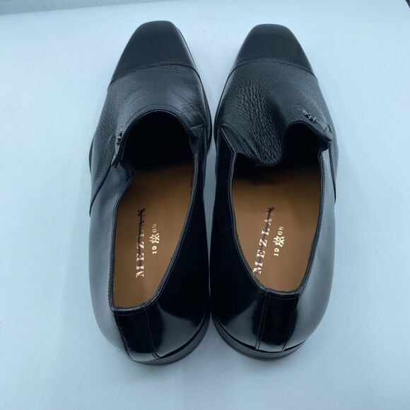 Mezlan Milani Loafer Mens 13M Black Deerskin Calfskin Leather Shoes Classy NWOB main image 6